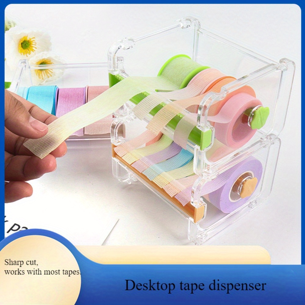 Washi Tape Set - Multipurpose Adhesive Tape Dispenser Portable Washi