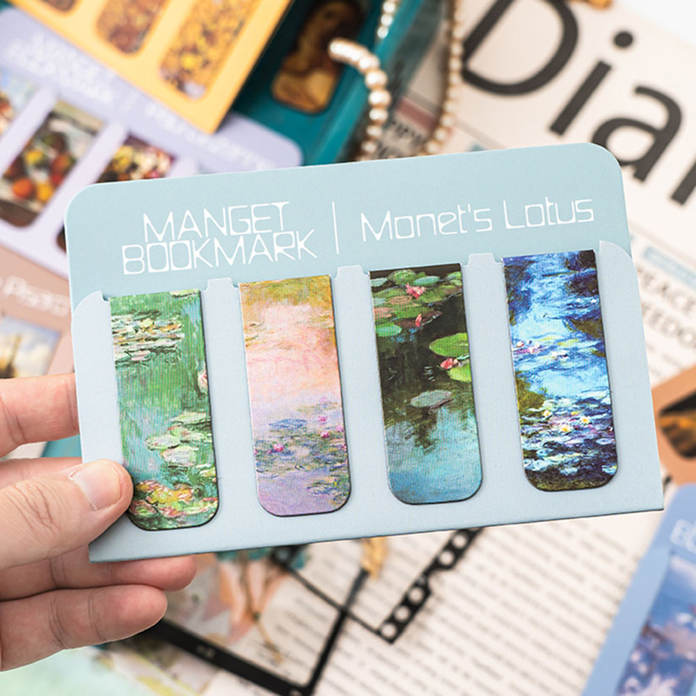 4pcs Artistic Magnetic Bookmar - đánh giá và giá Paperclip Magnetic Set