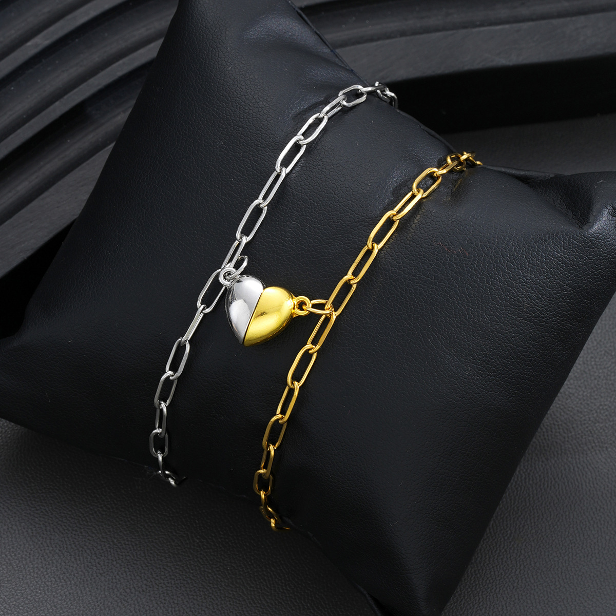 Magnetic Heart Couple Bracelet - đánh giá và giá Paperclip Magnetic Set