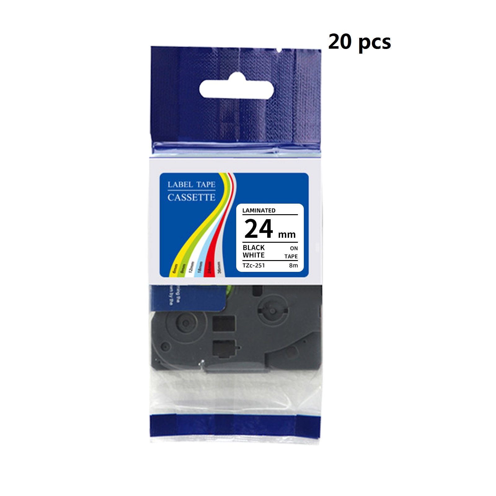 20 pcs pack Compatible Brother - đánh giá và giá Label Printer Tape