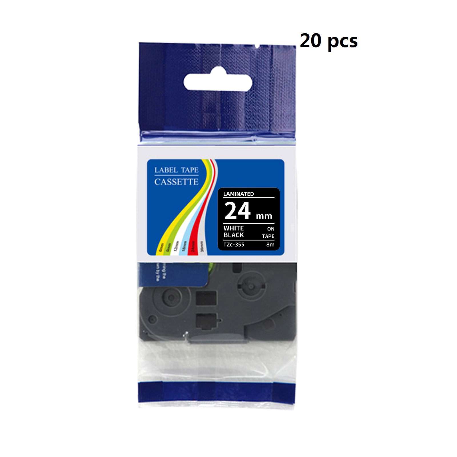 20 pcs pack Compatible Brother - đánh giá và giá Label Printer Tape