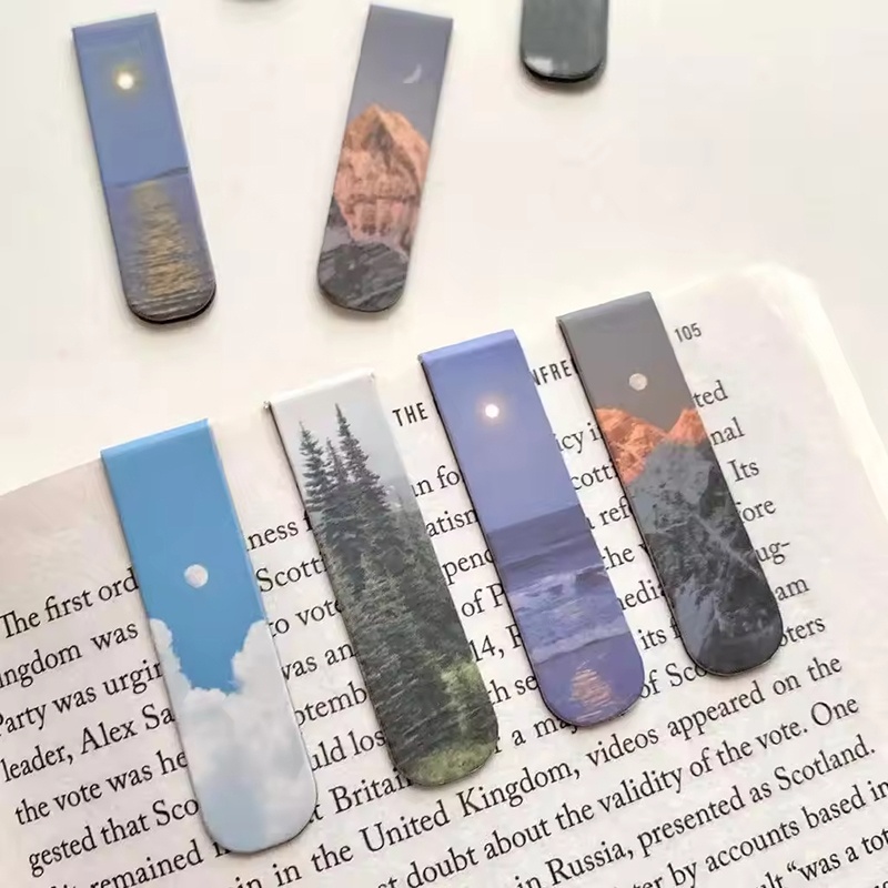 2Pcs/Set Magnetic Bookmarks Be - đánh giá và giá Paperclip Magnetic Set