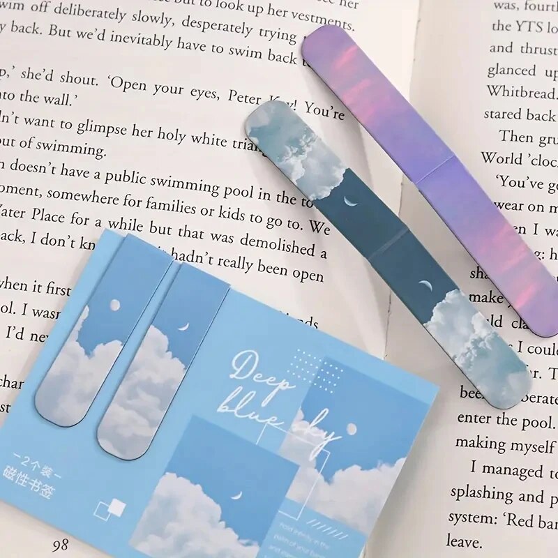 2Pcs/Set Magnetic Bookmarks Be - đánh giá và giá Paperclip Magnetic Set