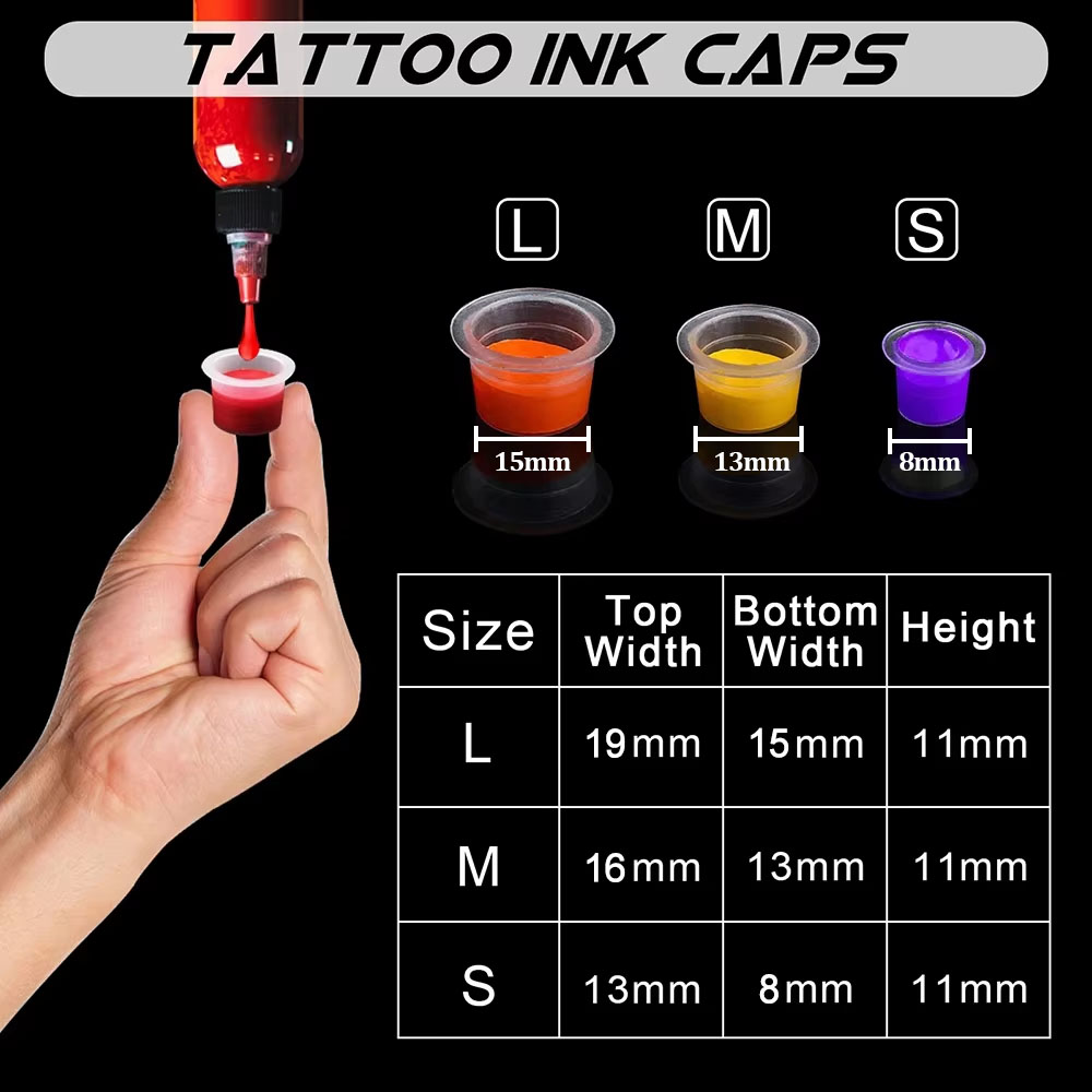 1000/500/100pcs Plastic Tattoo - đánh giá và giá Calligraphy Ink Bottle
