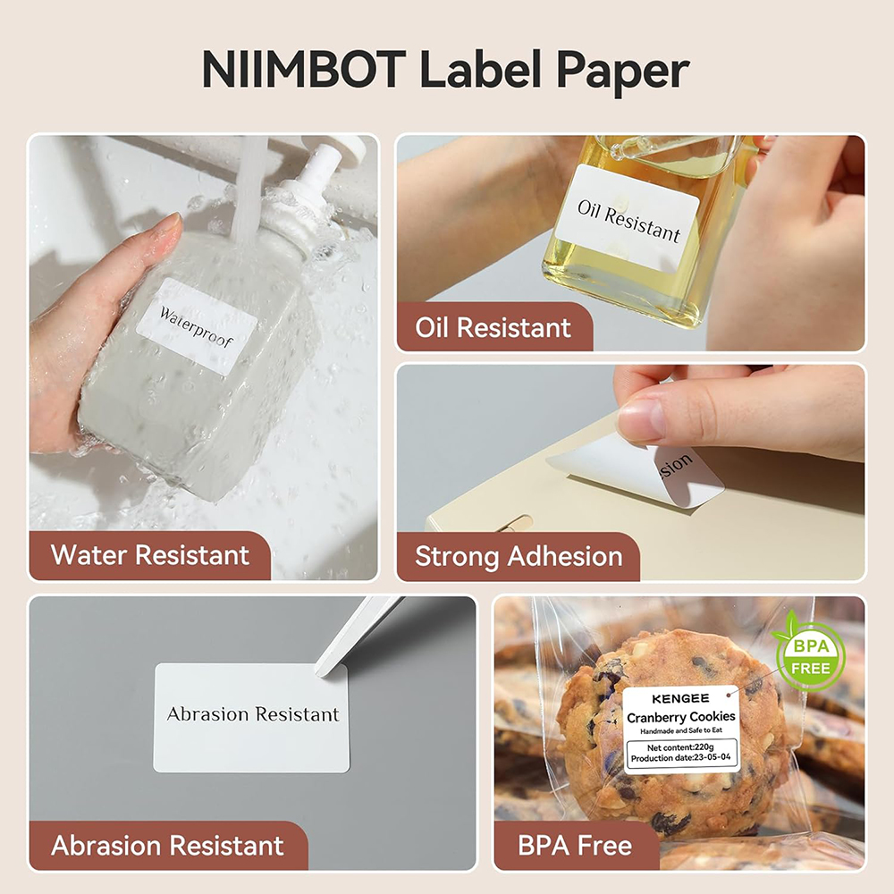 NIIMBOT Thermal Label for B1 B - đánh giá và giá Label Printer Tape