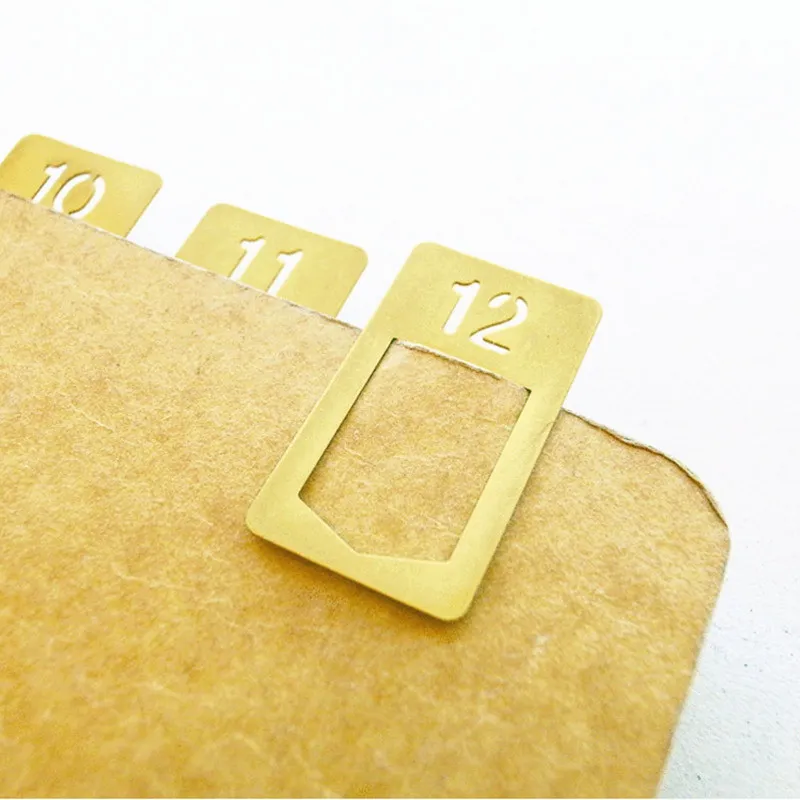 12 Cái/lốc Vintage Đồng Đánh D - đánh giá và giá Stationery Office Supply Store