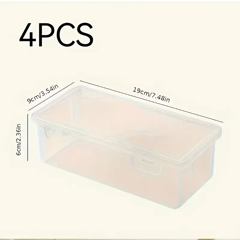 4 Large Transparent PP Storage - đánh giá và giá Stationery Office Supply Store
