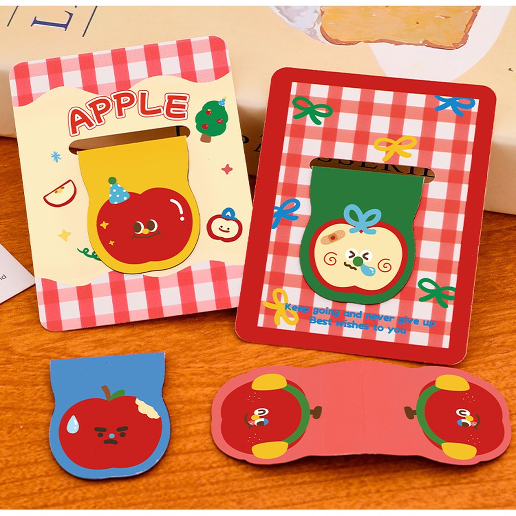 Cute Apple Shaped Magnetic Boo - đánh giá và giá Paperclip Magnetic Set