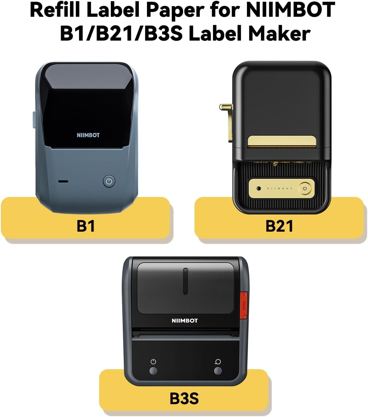 NiiMBOT B21 B1 B3S Round Label - đánh giá và giá Label Printer Tape