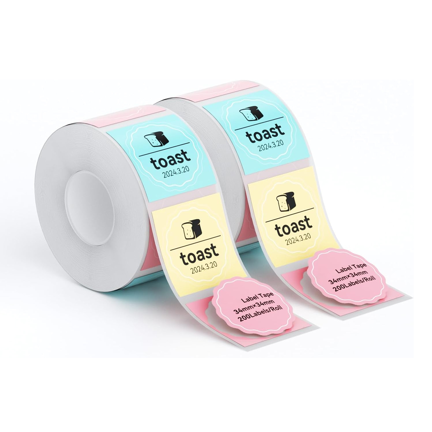 NiiMBOT B21 B1 B3S Round Label - đánh giá và giá Label Printer Tape