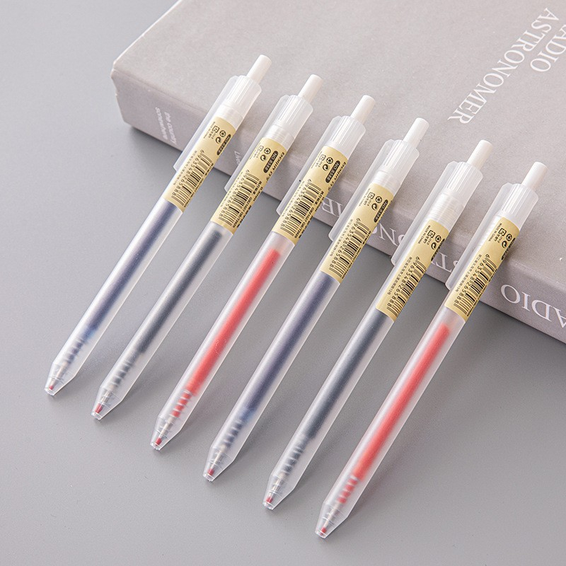 6/10Pcs 0.5mm Retractable Gel  - đánh giá và giá Stationery Supply Business