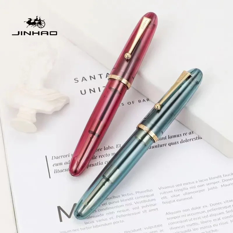 Jinhao 9019 Fountain Pen Trans - đánh giá và giá Stationery Supply Business