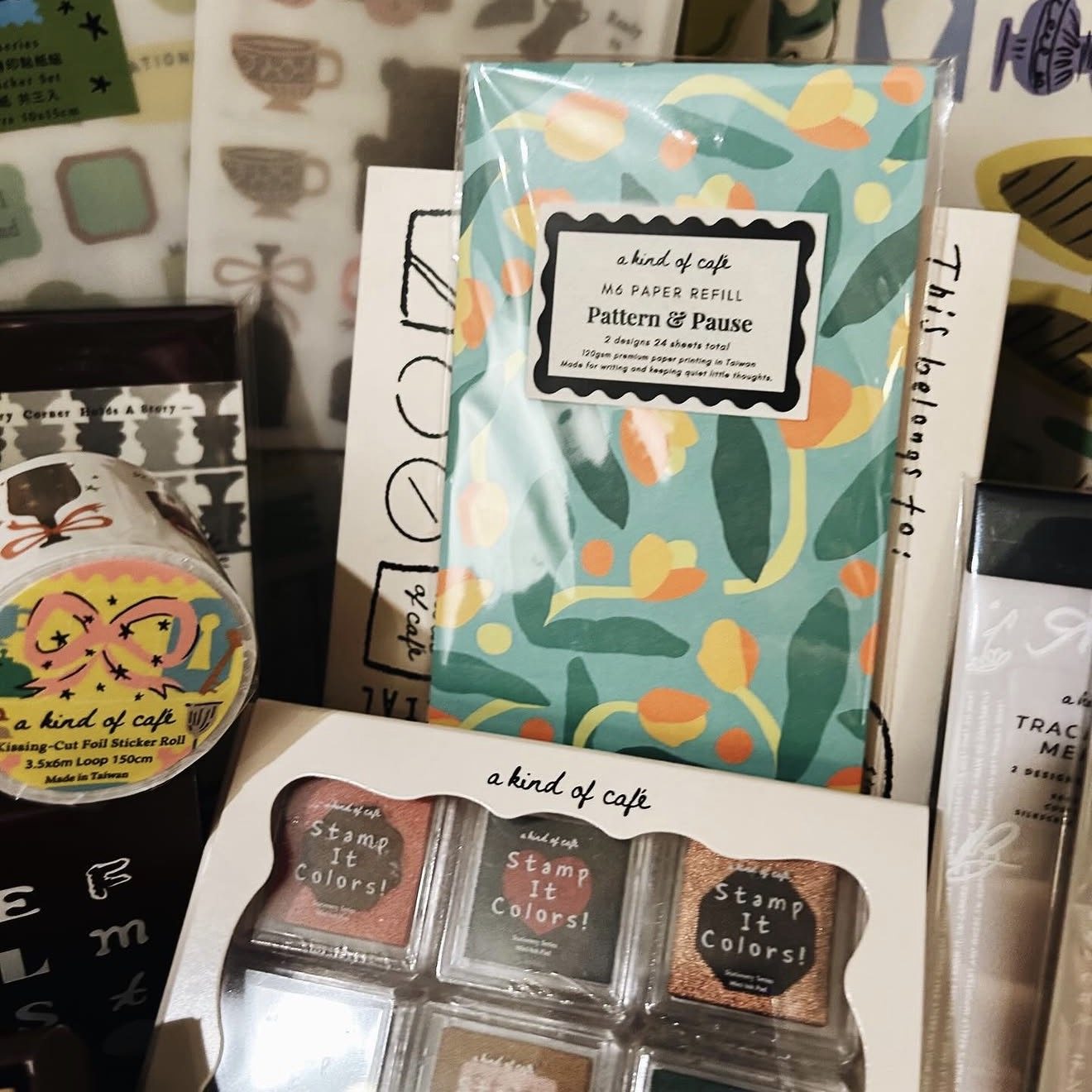 A Kind Of Cafe Studio Vintage  - đánh giá và giá Washi Tape Set
