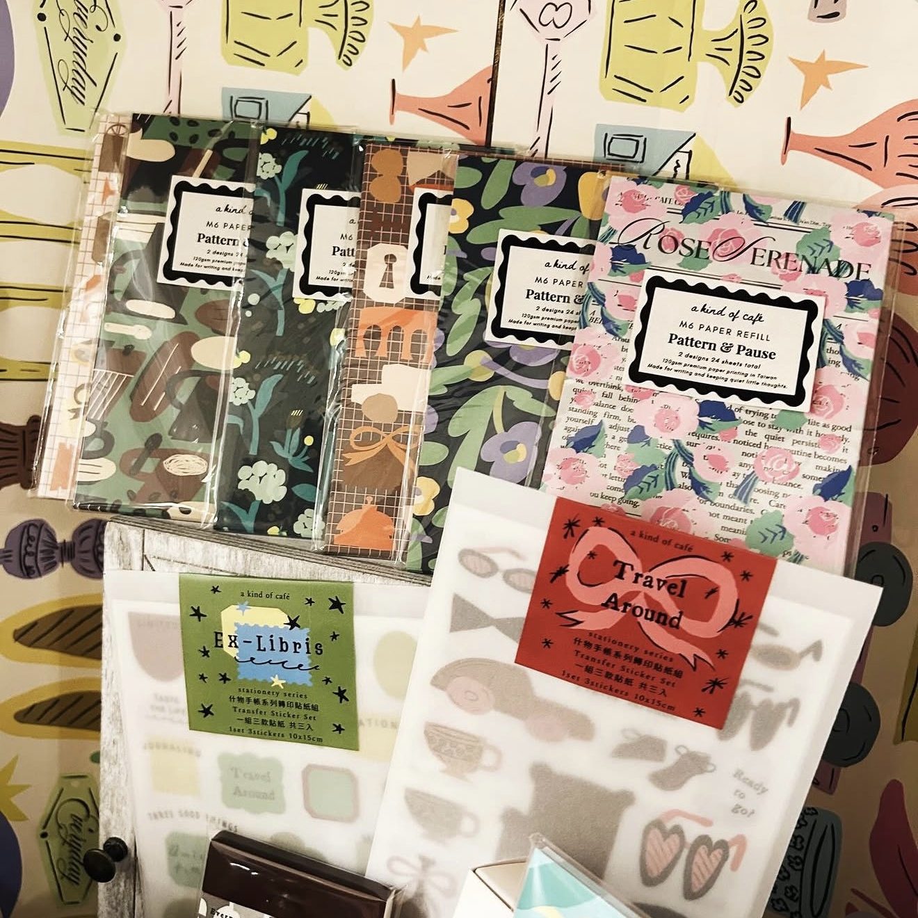 A Kind Of Cafe Studio Vintage  - đánh giá và giá Washi Tape Set