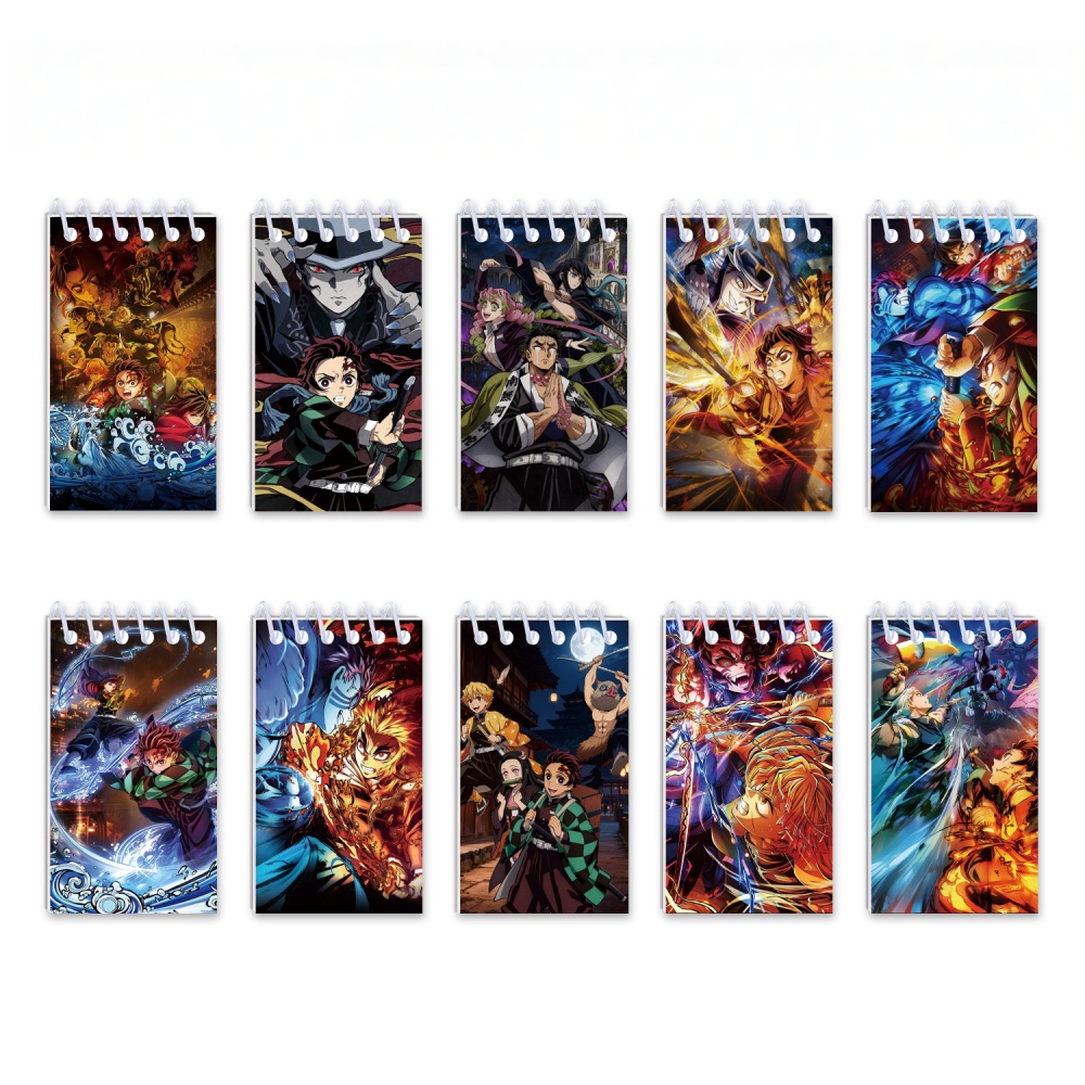 10PCS Demon Slayer Notepads. S - đánh giá và giá Stationery Office