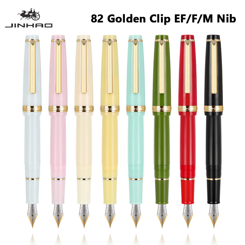 Jinhao 82 Fountain Pen Golden  - đánh giá và giá Stationery Supply Business