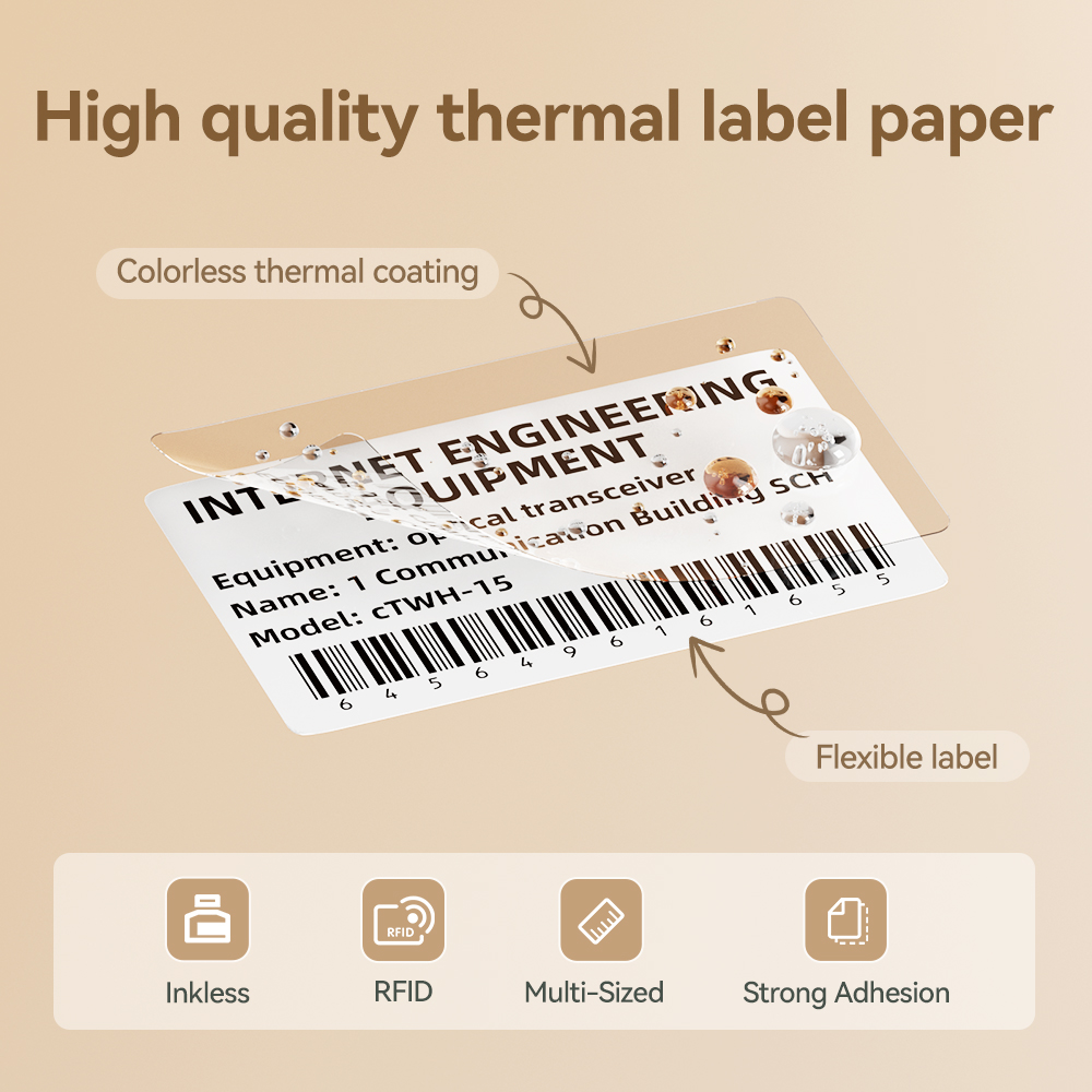 Waterproof Label Paper Anti-Oi - đánh giá và giá Label Printer Tape