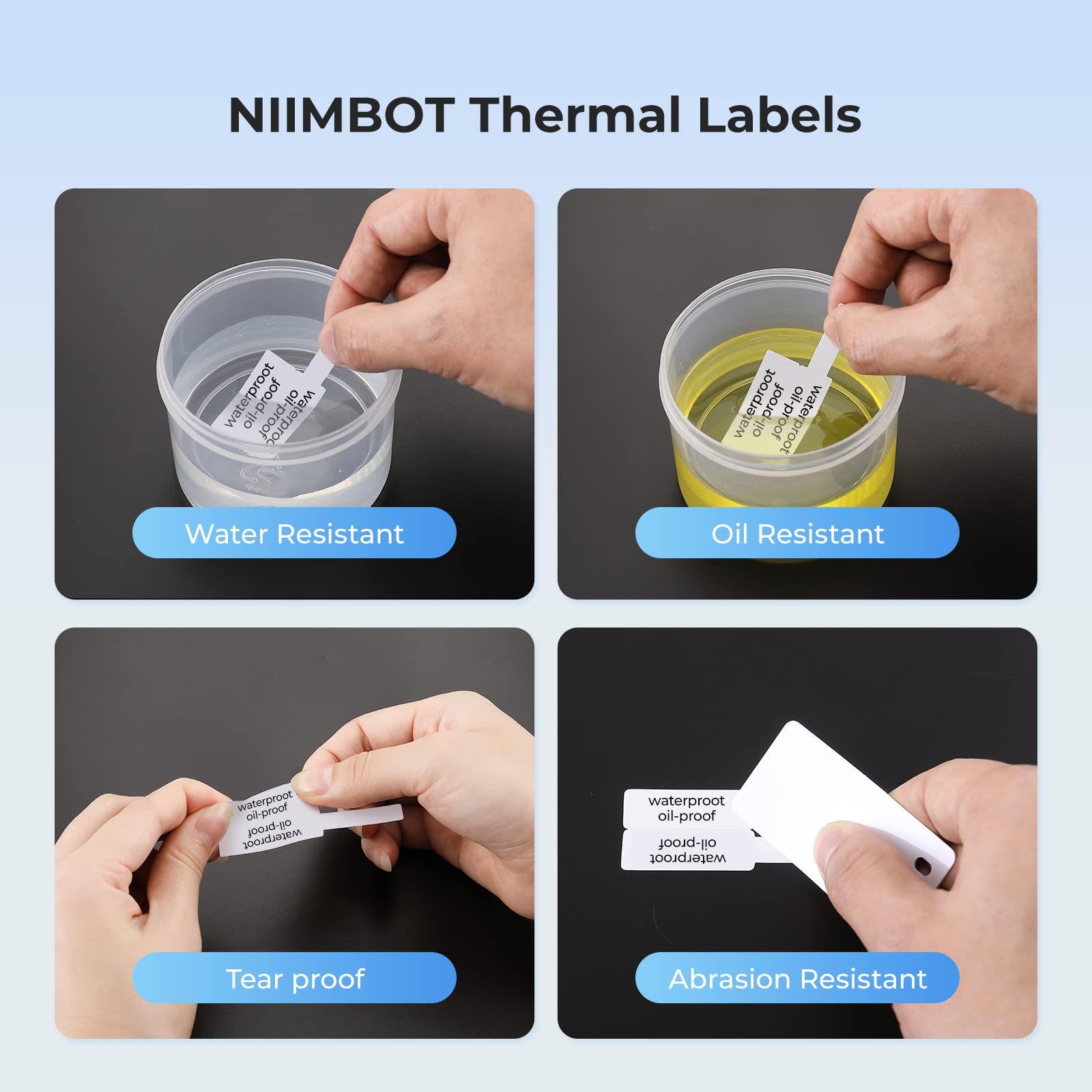 Niimbot Color Cable Label Wate - đánh giá và giá Label Printer Tape