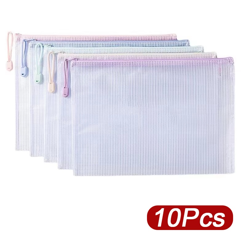 5-30pcs Zipper Mesh Bag A4/A5  - đánh giá và giá Stationery Warehouse