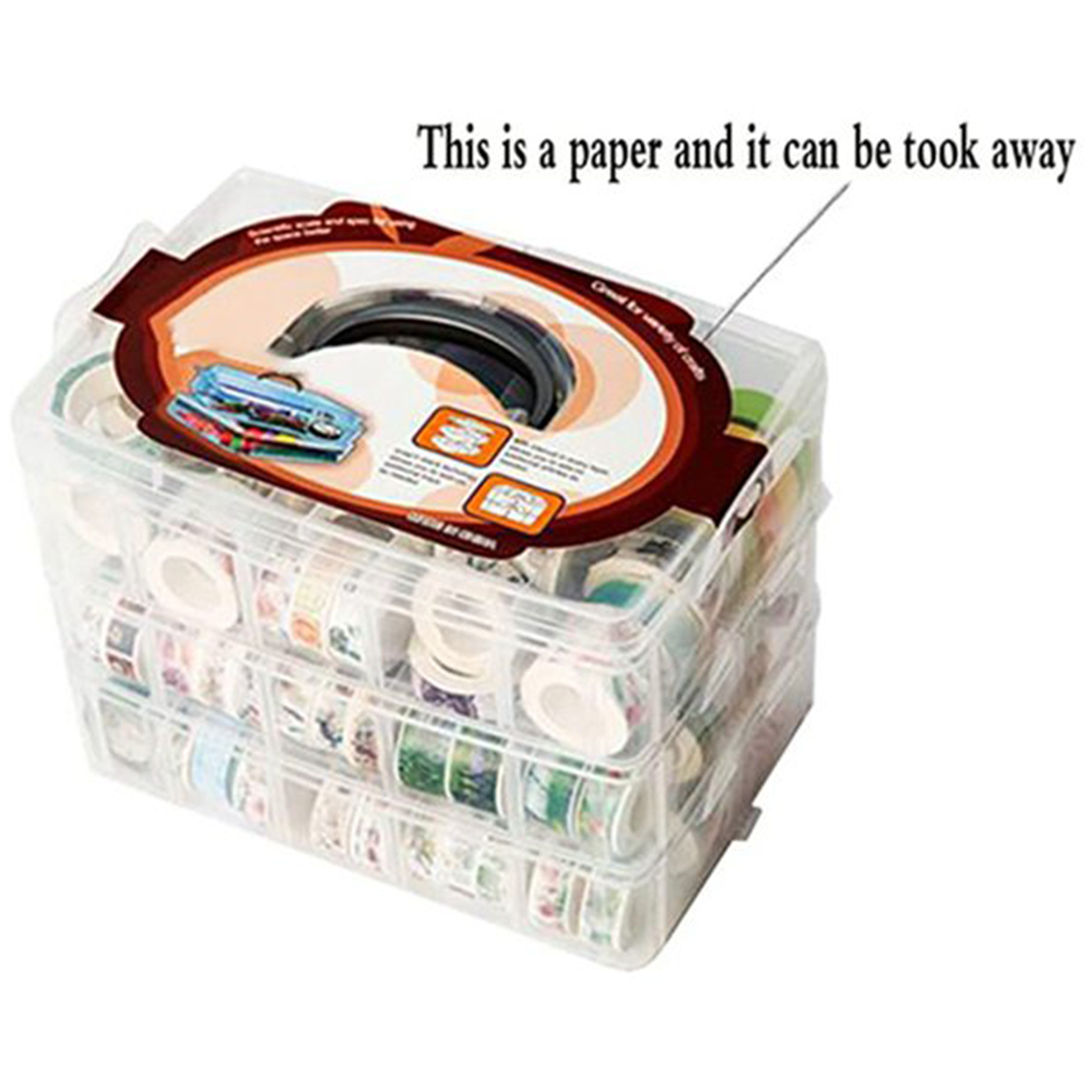 Clear 3 Layers 30 Grids Washi  - đánh giá và giá Washi Tape Set