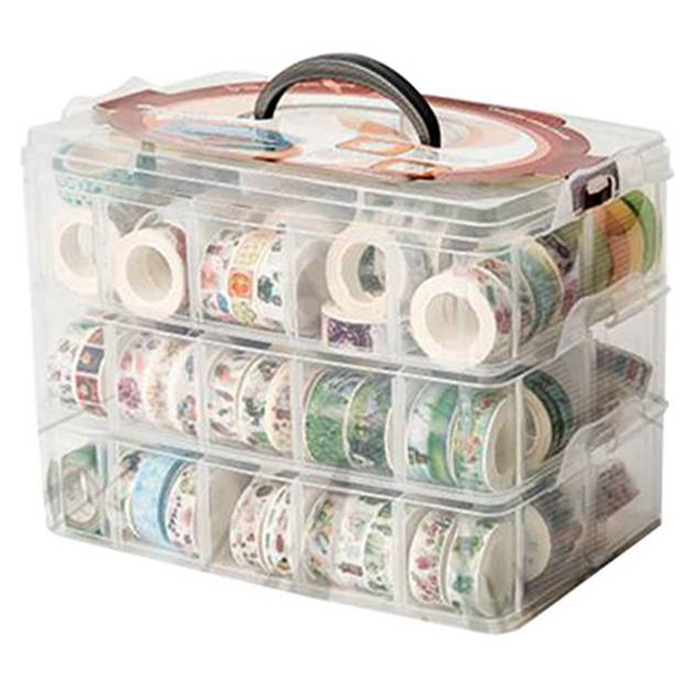 Clear 3 Layers 30 Grids Washi  - đánh giá và giá Washi Tape Set