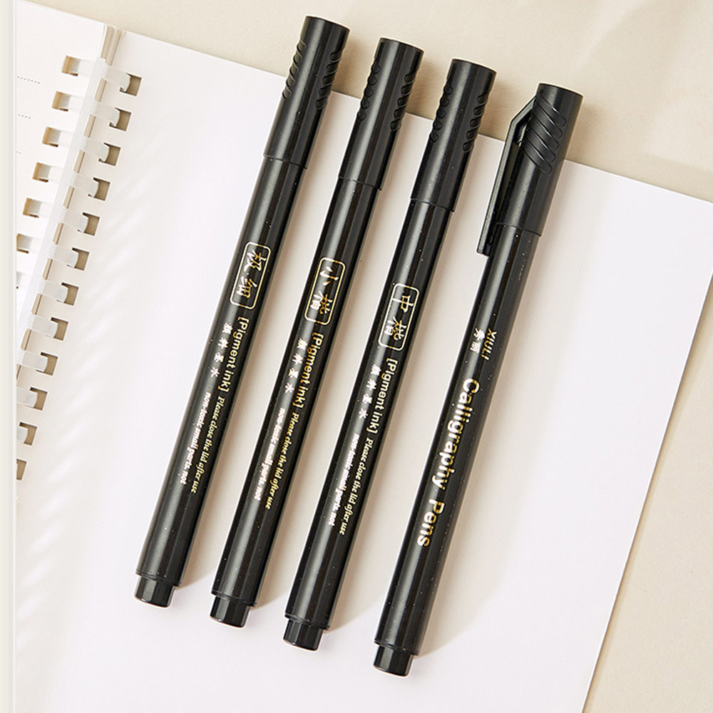 4pc Brush Pen Calligraphy Pen  - đánh giá và giá Stationery Warehouse