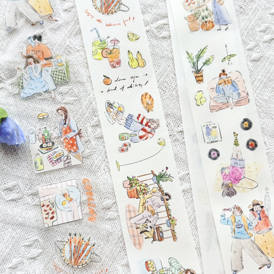 Lynn Studio Vintage Stay At Ho - đánh giá và giá Washi Tape Set
