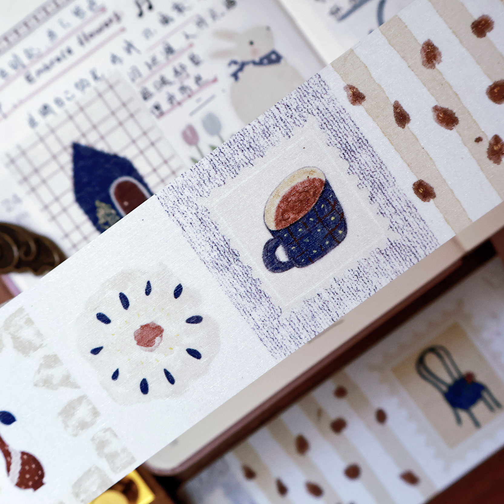 YiEr Studio Vintage Old Melody - đánh giá và giá Washi Tape Set