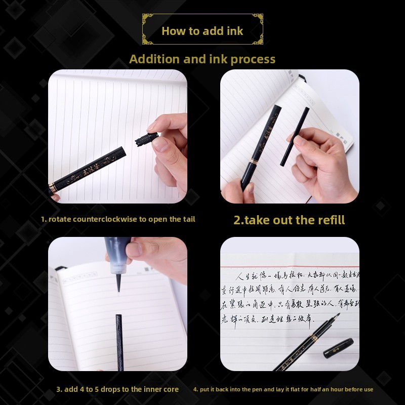 4PCS/SET Calligraphy Art Marke - đánh giá và giá Stationery Office