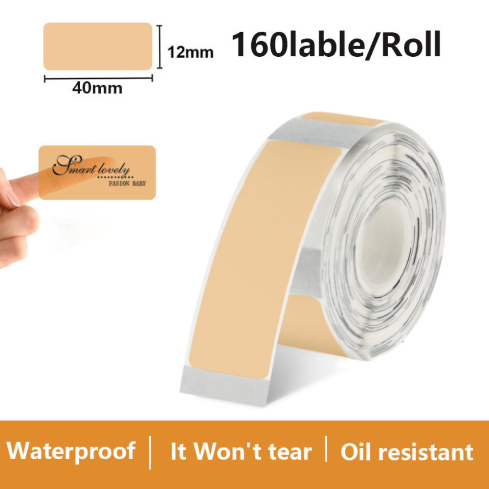 Transparent Label Sticker 12*4 - đánh giá và giá Label Printer Tape