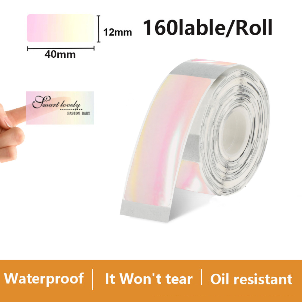 Transparent Label Sticker 12*4 - đánh giá và giá Label Printer Tape