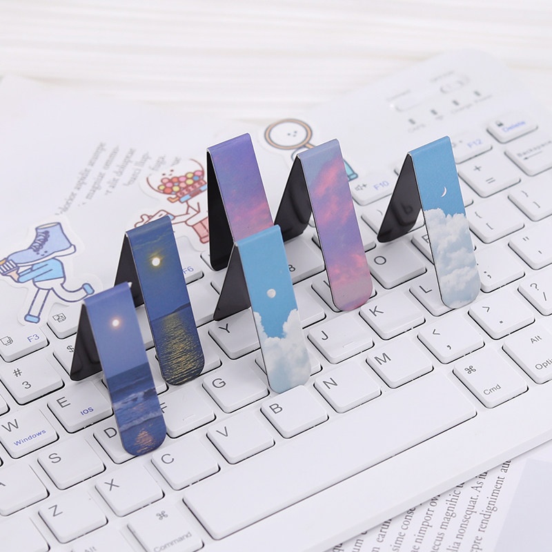 2Pcs/Set Magnetic Bookmarks Be - đánh giá và giá Paperclip Magnetic Set