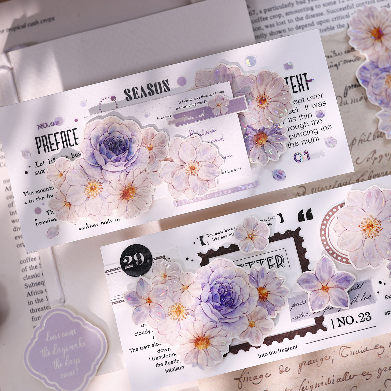 XiaoBaiJia Studio Vintage Pale - đánh giá và giá Washi Tape Set