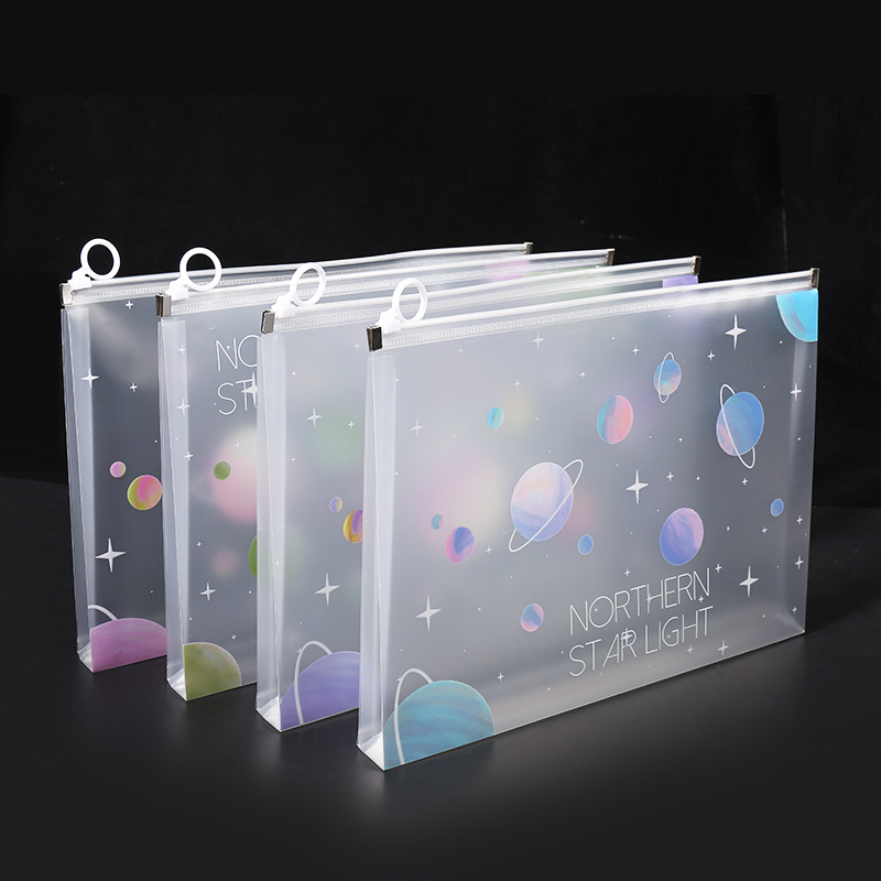 4/12pcs A4 Space Zipper Folder - đánh giá và giá Is Stationery Office Supply